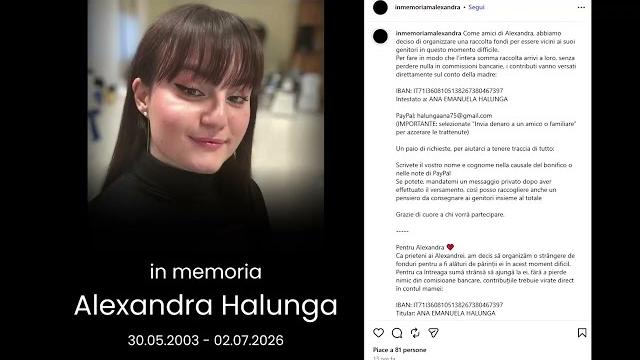 Alexandra dimessa dall'ospedale e morta 5 giorni dopo l'incidente, raccolta fondi dagli amici