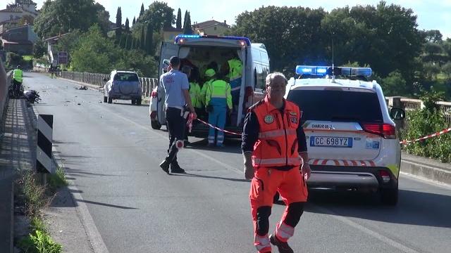 Deceduto il motociclista coinvolto in un incidente sul ponte di Pratantico - -ObVTgSjrps