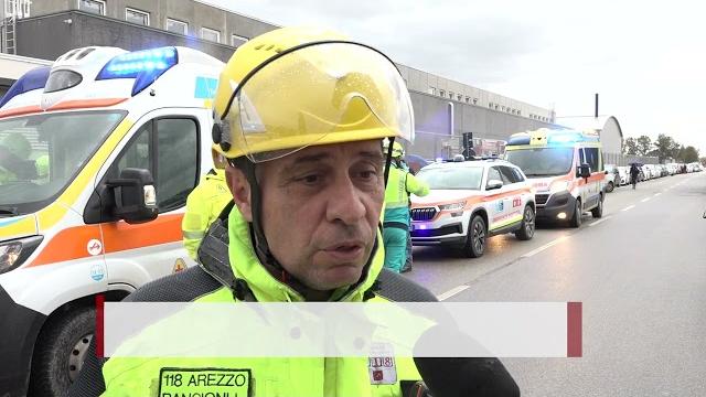 Arezzo, esplosione alla Safimet: quattro operai lievemente feriti - 45dAnR_lkq4
