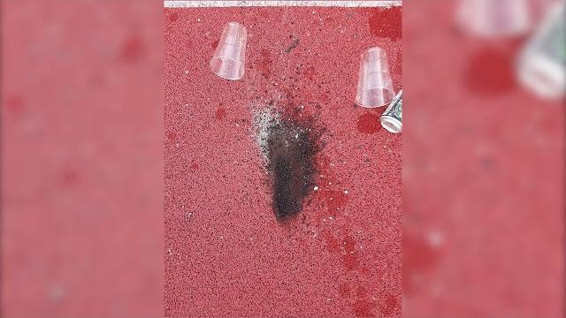 Montevarchi, pista di atletica e bagni dello stadio devastati dopo il derby - MaAEtQsbl8A