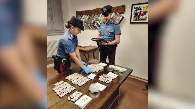 Cocaina ed eroina nello zaino, scatta l'arresto per un 38enne