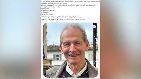 Noto scrittore australiano si perde nei boschi del Casentino, ritrovato questa mattina - dZpGCmgzcyA