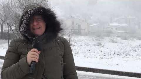 Neve nell'Aretino anche a basse quote. La sferzata dell'inverno - nYAU_dQDvl4