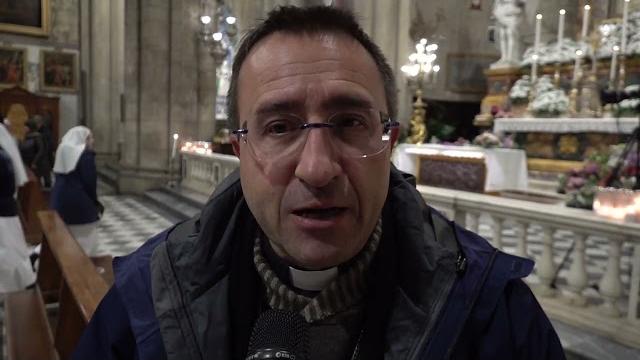 Messa e rosario nella cappella della Madonna del Conforto per papa Francesco - 9KSCqL8qQYk