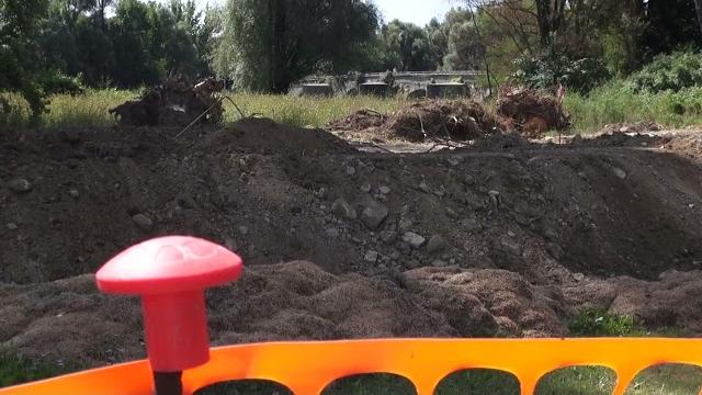 Ponte Buriano, quasi ultimato l'attraversamento provvisorio - QTqXD9YdiRA