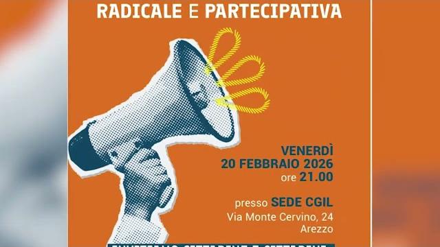 Amministrative ad Arezzo: all'orizzonte un'altra civica. Assemblea il 20 febbraio alla Cgil - rqPqiIhxC9E