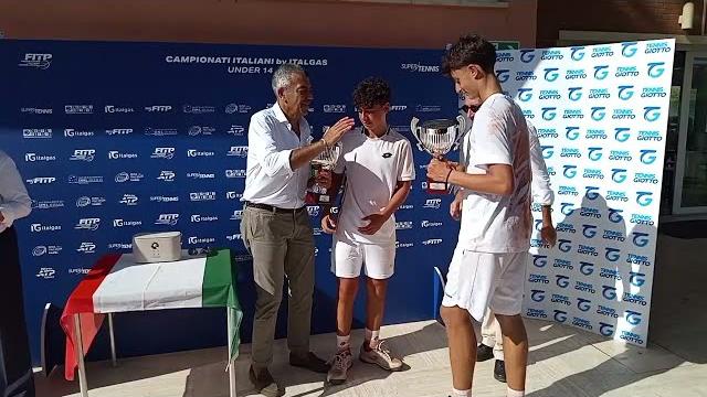 Tennis, Giovanni Di Leva vince un doppio tricolore al Tennis Giotto