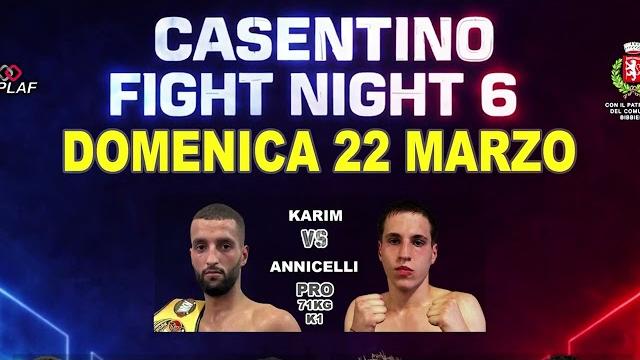Casentino Fight Night, la sesta edizione dell'evento a Bibbiena